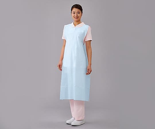 【サンプル】アズワン0-1517-02ナビガードエプロンブルー５０枚入【1箱(50枚入)】(as1-0-1517-02)