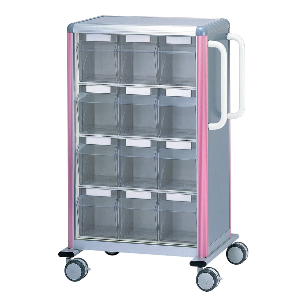 Drug Cart Pink (24 boxes) 787 x 500 x 1197 mm ST-24P