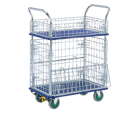 エヌケーキャリーキャスター0-1692-11運搬車 しずかるスーパー(2段式)