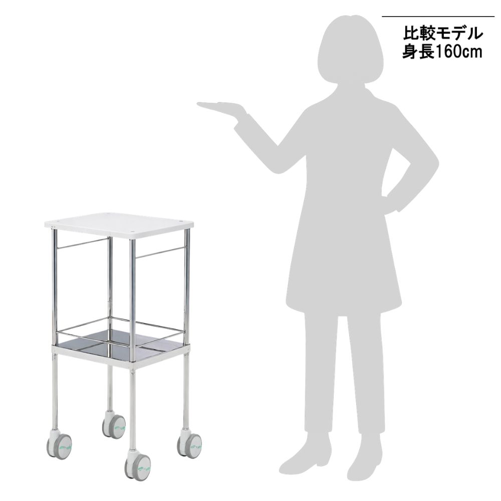 0-2220-01 ナビスメイトワゴン 458×406×867mm NM-1 【AXEL】 アズワン