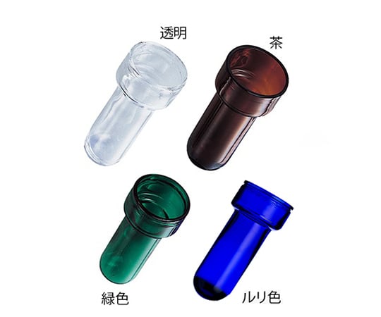 0-2365-22 シカン瓶 透明（ガラス製）