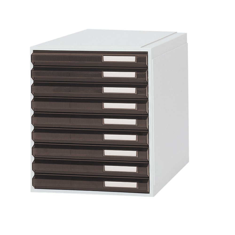 カセッター B4タイプ（引出9段）アンバー