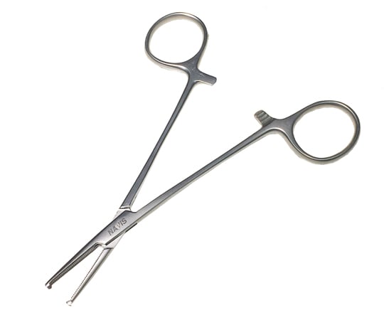 【クラスⅠ】0-247-23止血鉗子ＭＨＦ－３モスキート有鈎直【1本】(as1-0-247-23)