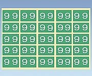0-2563-10　カラ−ナンバ−ラベル　１５×３０ｍｍ（９）[袋](as1-0-2563-10)