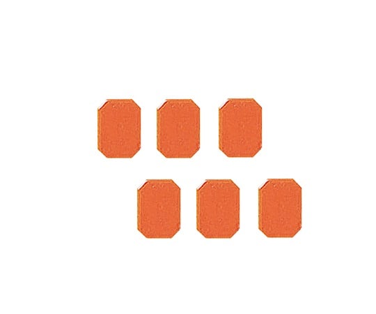 マグネットマーク（文字なし） オレンジ 6個入 JC型