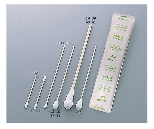 メンティップ（木軸） 婦人科・咽喉科・皮膚科 φ12.0×155mm 1箱（2本×120袋入） 2A1512