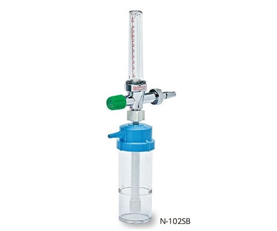 【クラスⅡ】新鋭工業0-3229-01流量計付加湿器アムコ型（シュレッダー方式）【1個】(as1-0-3229-01)