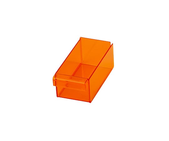 0-3326-12 卓上型アンプルケース 小型 橙色