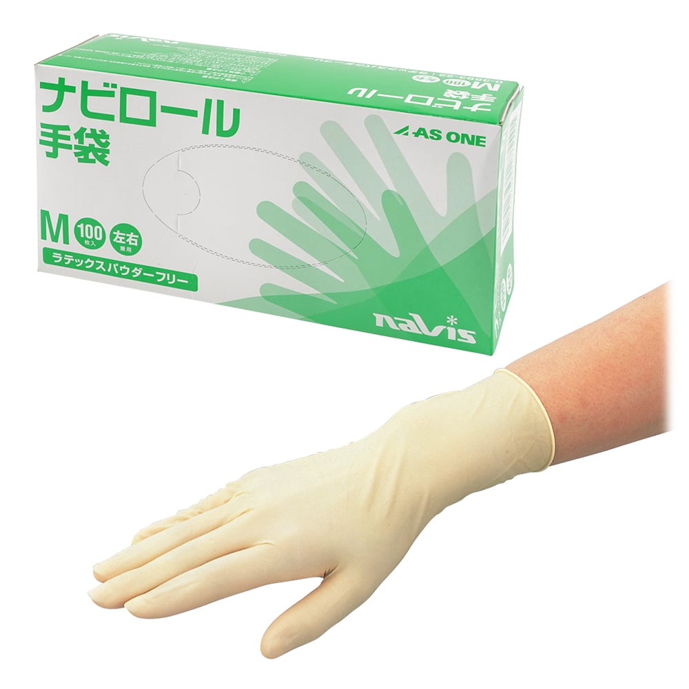ナビロール手袋　M　100枚入り