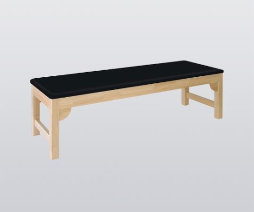 木製診察台(モクベッドS) 黒 65×180×60cm