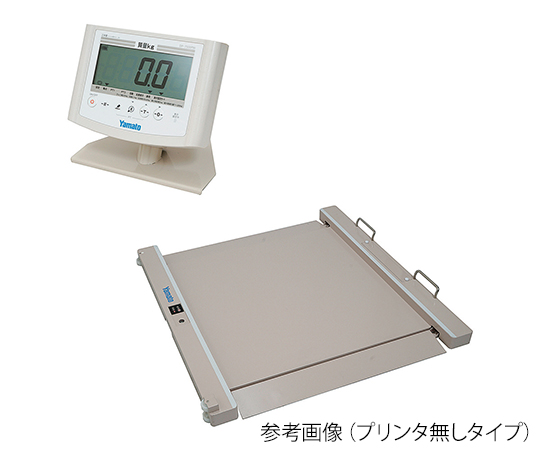 大和製衡0-5026-31　バリアフリー体重計（検定付）　手すり無 DP-7500PW-S