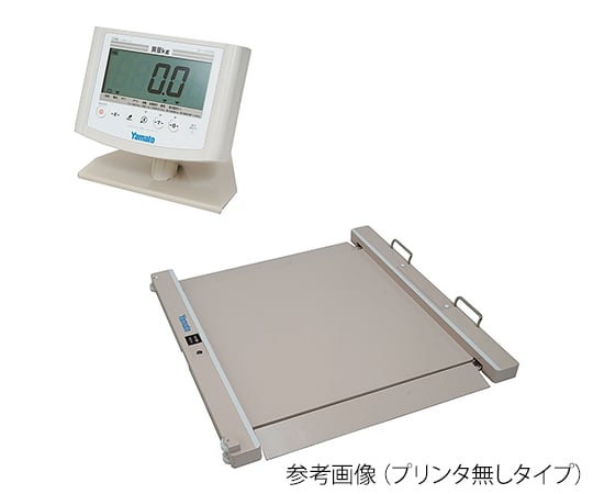 大和製衡0-5026-32　バリアフリー体重計（検定付）　手すり無 DP-7500PW-S