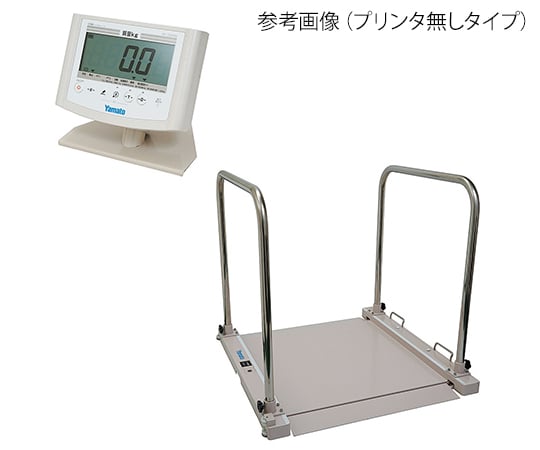 大和製衡0-5026-35　バリアフリー体重計（検定付）　手すり付 DP-7500PW-TS