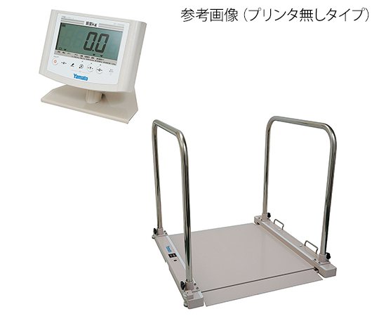 大和製衡0-5026-36　バリアフリー体重計（検定付）　手すり付 DP-7500PW-TS