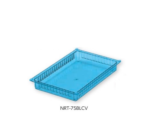 ALTIA Standard Polycarbonate Tray Clear Blue 400 x 85 x 600 NRT-75BLCV