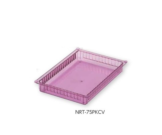 ALTIA Standard Polycarbonate Tray Clear Pink 400 x 85 x 600 NRT-75PKCV