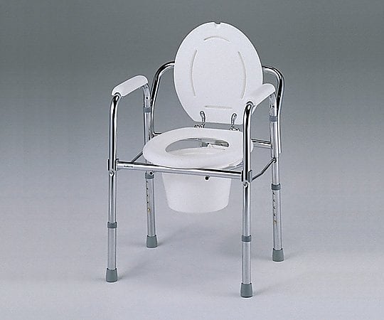 0-667-01 便器椅子(折りたたみ式) 530×460×660～760mm 8700 【AXEL 