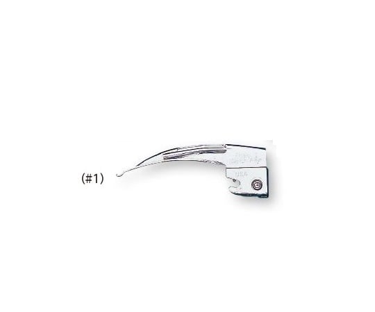 0-6807-01　ウェルチアレン喉頭鏡［ＷＡ喉頭鏡　ブレード］　６９２１１　イングリッシュ・マッキントッシュ型（＃１）　７０ｍｍ[個](as1-0-6807-01)