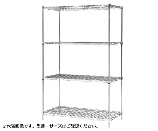 【組立】アズワン0-6896-13イーブンシェルフ１５１８×６１３×１９００ｍｍ【1台】(as1-0-6896-13)