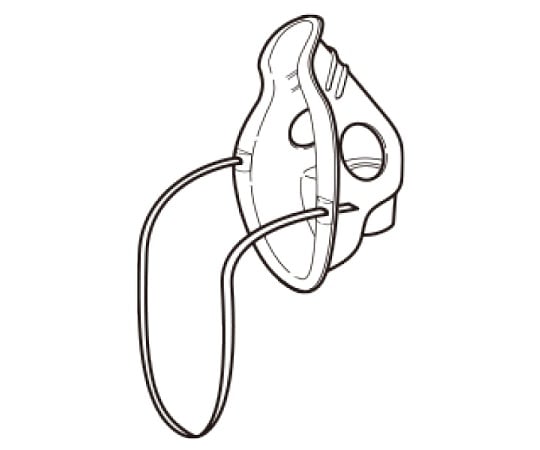 オムロン0-6993-33メッシュ式ネブライザ用吸入マスク　S