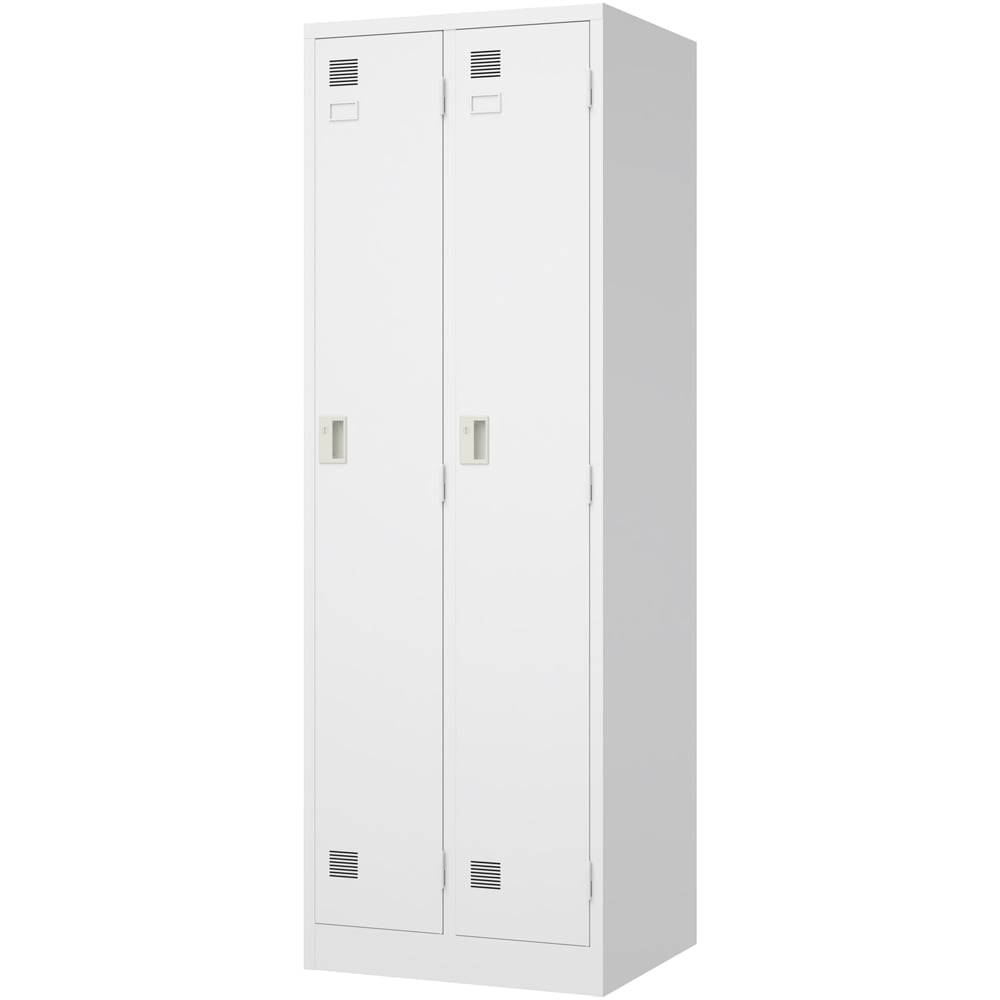 【送料定額】東洋事務器工業0-7583-12更衣ロッカーＬＫ-２-ＷＨ（２人用）【1台】(as1-0-7583-12)