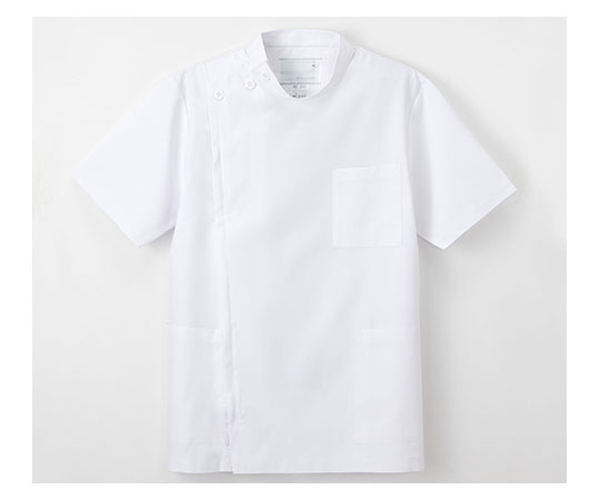 ドクターウェア （上衣・半袖） ホワイト/L KES-5167