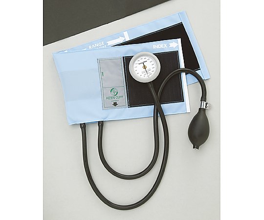 0-7795-05　ギヤフリーアネロイド血圧計　ブルー[個](as1-0-7795-05)