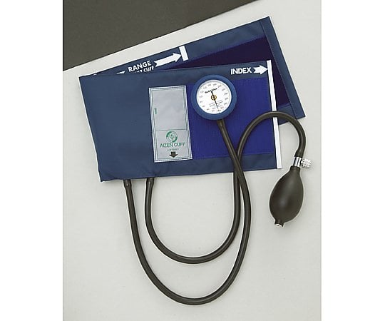 0-7795-06 ギヤフリーアネロイド血圧計 ロイヤルブルー