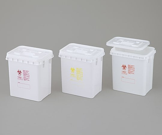 0-8053-07 医療廃棄物容器［リスペール］ 橙 20L BH-E20K