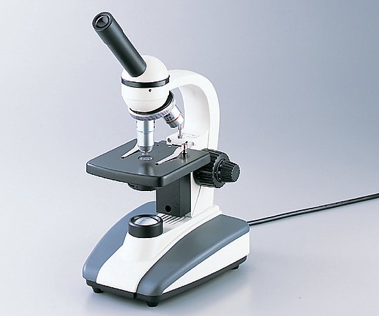 アズワン 0-8145-01　セミプラノレンズ生物顕微鏡　単眼　４０〜４００×　Ｅ−１３６ ｾﾐﾌﾟﾗﾉﾚﾝｽﾞｾｲﾌﾞﾂｹﾝﾋﾞｷｮｳE-136 019241 1[個] アズワン