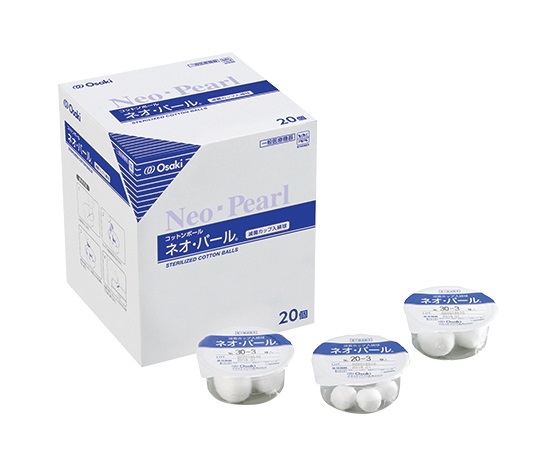 滅菌綿球（ネオ・パールJ（R）） Φ20mm 10球/個×20個入 EB20-10
