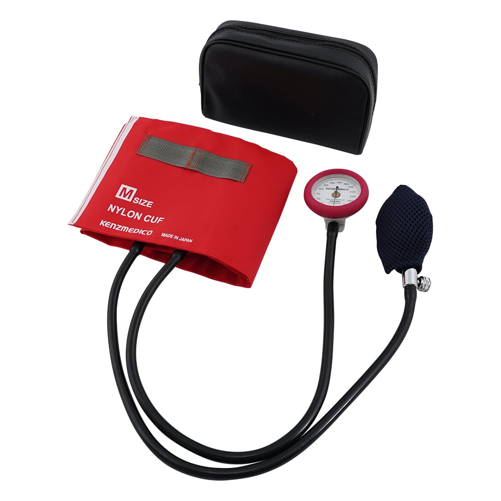 耐衝撃性血圧計[DURA-X] No.555 レッド 0555B022