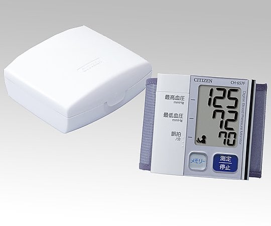 0-9626-11 電子血圧計 シルバー CH-657F
