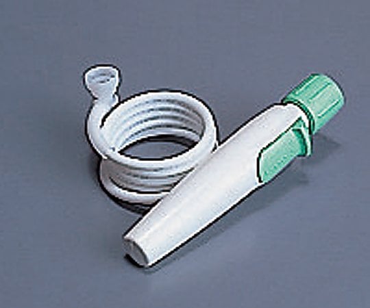 0-9634-13 デントレックス口腔洗浄器用 ハンドピース（コイルチューブ付き） 8T38-65