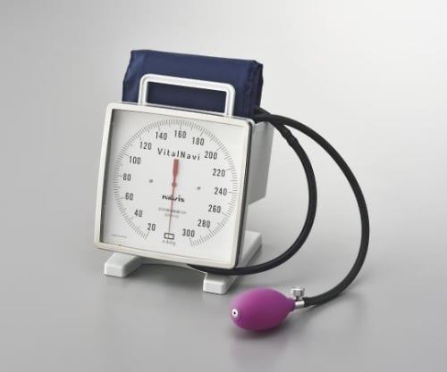 0-9635-13 バイタルナビ大型アネロイド血圧計 卓上・携帯型 0543B061 