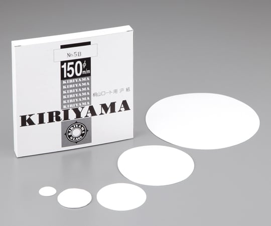 1-1100-04 桐山ロート用濾紙 φ60mm 50枚入 No.5B