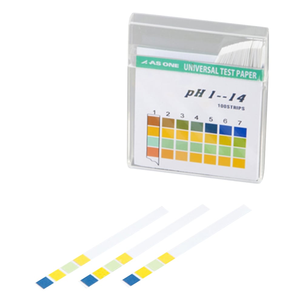 pH試験紙 スティック 1箱（100枚入） pH1-14