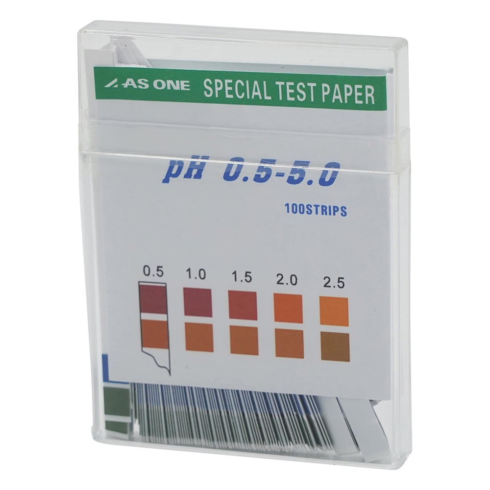 pH試験紙 スティック 1箱（100枚入） pH0.5-5.0