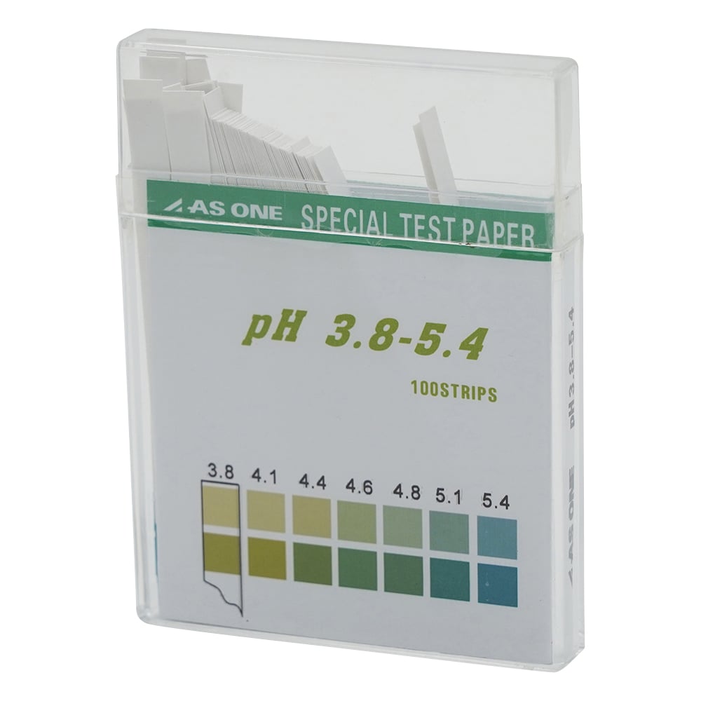 pH試験紙 スティック 1箱（100枚入） pH3.8-5.4