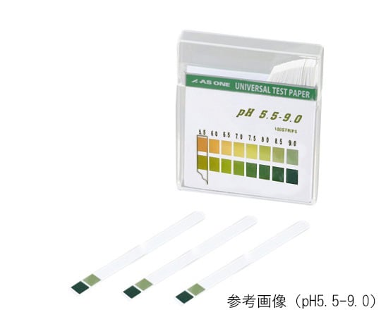1-1267-05 pH試験紙 スティック pH5.5-9.0
