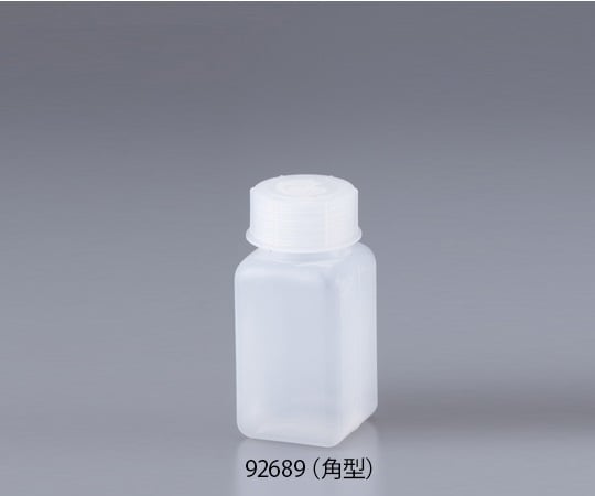 1-1324-02 広口ボトル（GL規格） 250mL 角型 92689（角型）