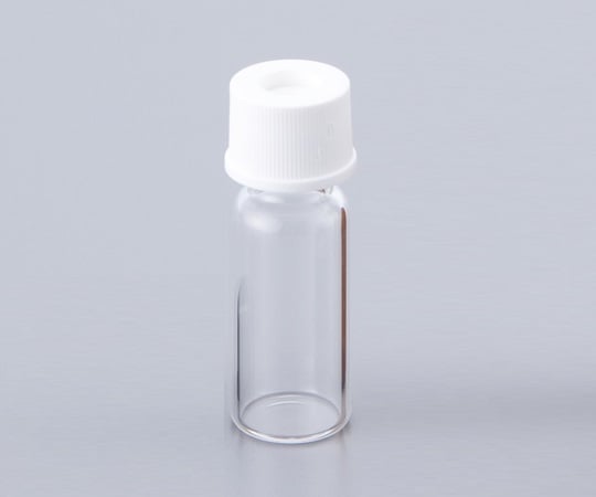 1-1388-02オートサンプラー用バイアル11231047S透明バイアル+白キャップ(セプタム付き)100セット入【1箱(100セット入)】(as1-1-1388-02)