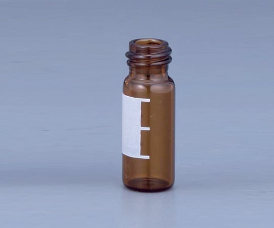 1-1389-03オートサンプラー用バイアル110905202mL褐色・ラベル付きバイアルのみ100本入【1箱(100本入)】(as1-1-1389-03)
