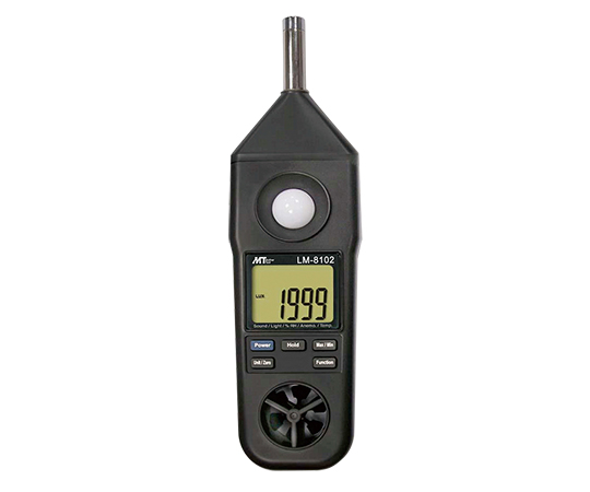 1-1448-01 マルチ環境測定器 温度・湿度・照度・風速・騒音 LM-8102