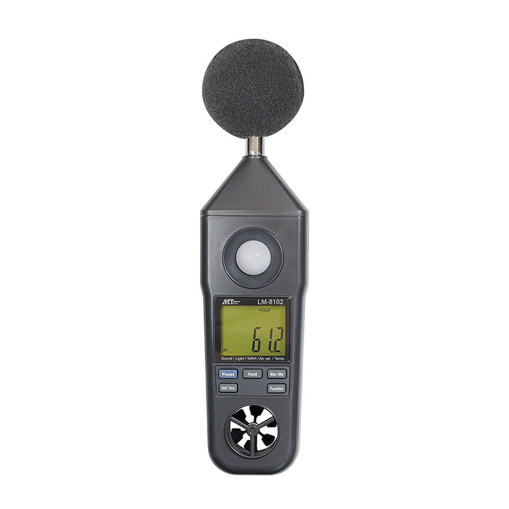 1-1448-01 マルチ環境測定器 温度・湿度・照度・風速・騒音 LM-8102 【AXEL】 アズワン