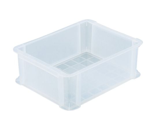 トラスコ中山1-1538-02スケルトンカラーコンテナークリア【1個】(as1-1-1538-02)