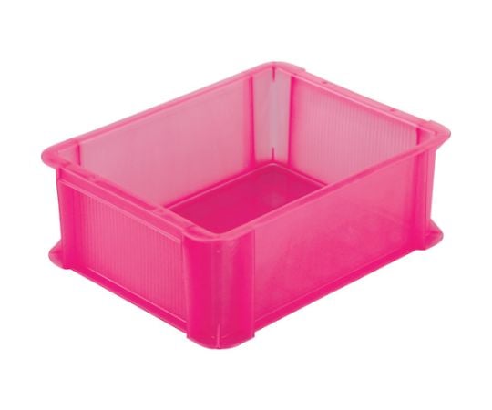 トラスコ中山1-1538-03スケルトンカラーコンテナーレッド【1個】(as1-1-1538-03)