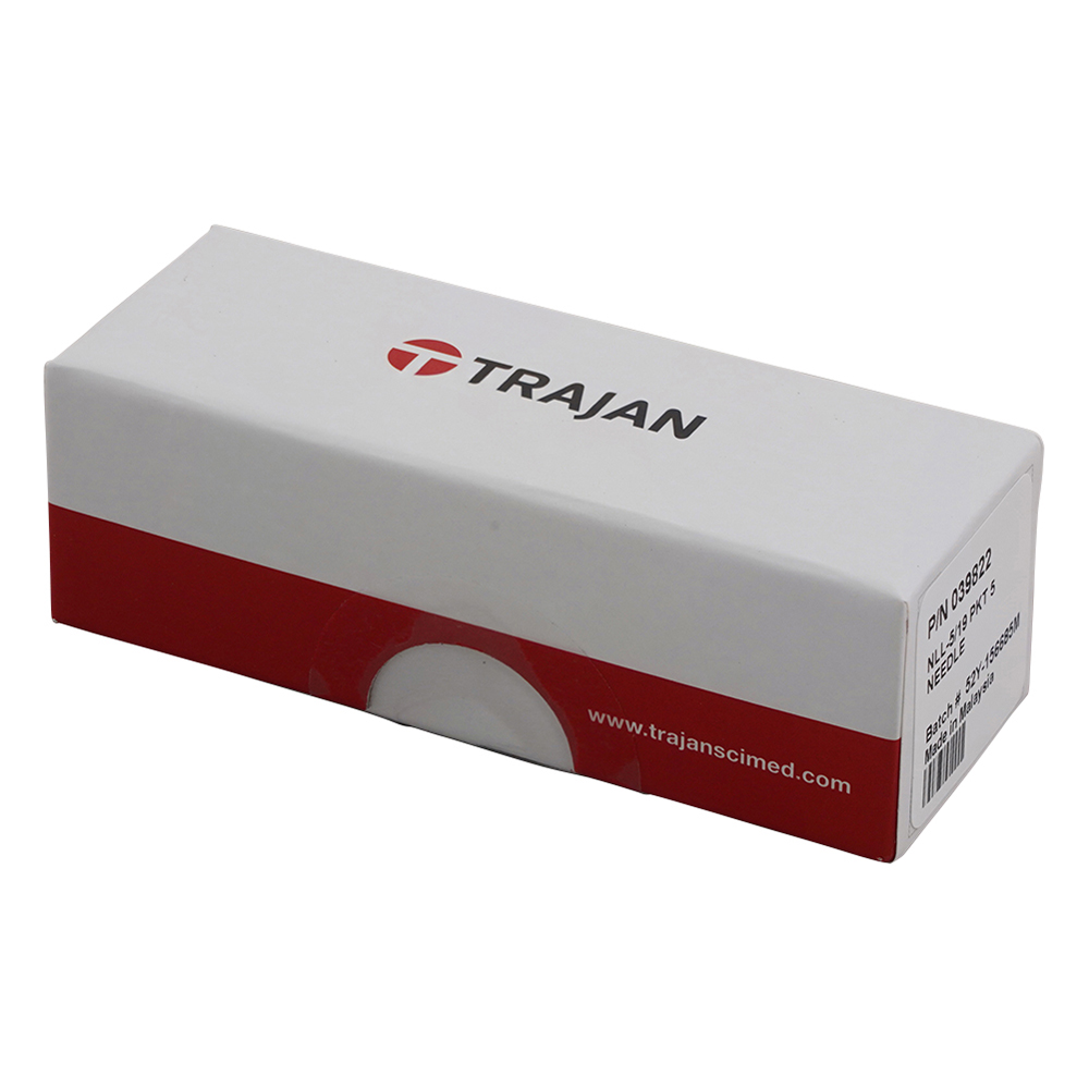 1-1687-05 ルアーロック針 50mm 針先ベベル NLL-5/19 1セット（5本入