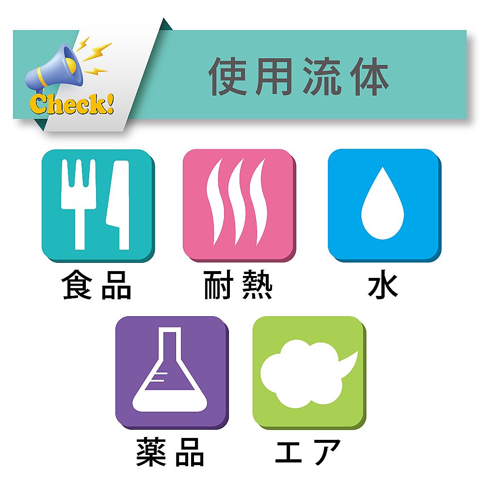耐熱・食品用耐圧ホース 圧送 トヨシリコーンホース 内径19mm×外径28.0mm 長さ7m