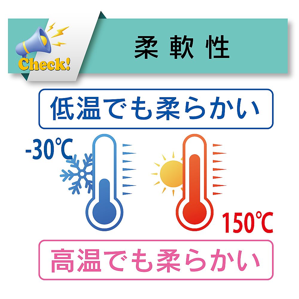 耐熱・食品用耐圧ホース 圧送 トヨシリコーンホース 内径25.4mm×外径35.5mm 長さ8m
